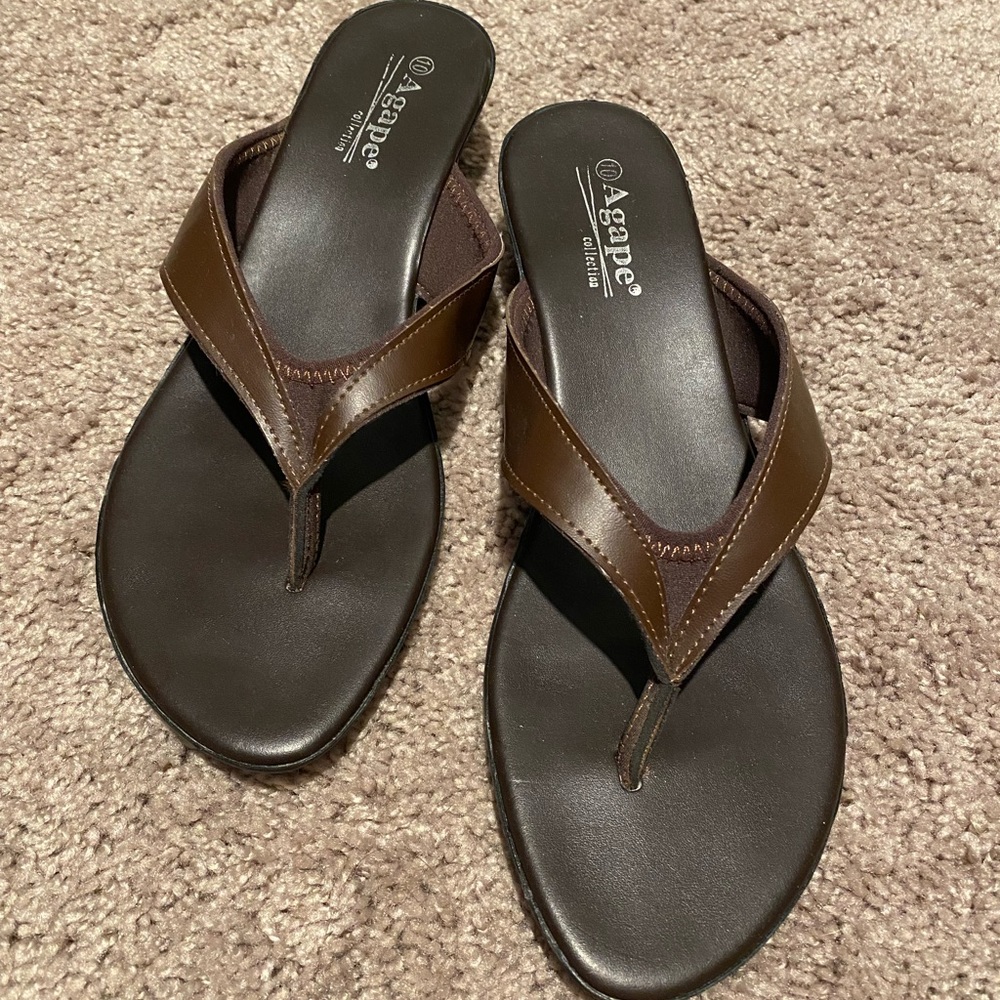Agape Brown Sandals